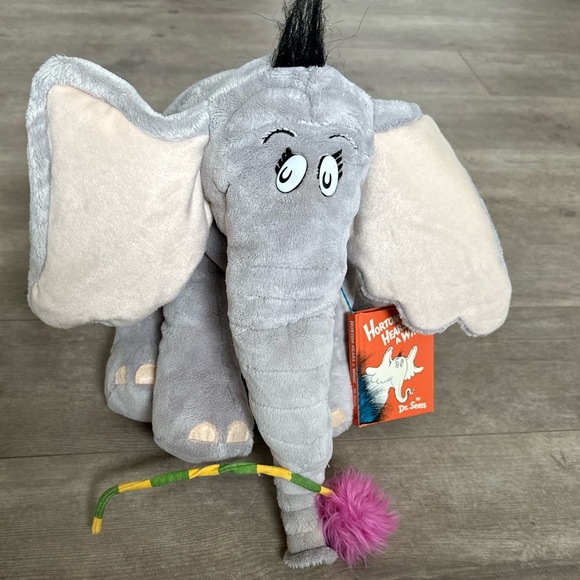 Dr. Seuss Other - Dr. Seuss Horton Hears a Who Plush & Book Macy's 2008 14" Limited Edition